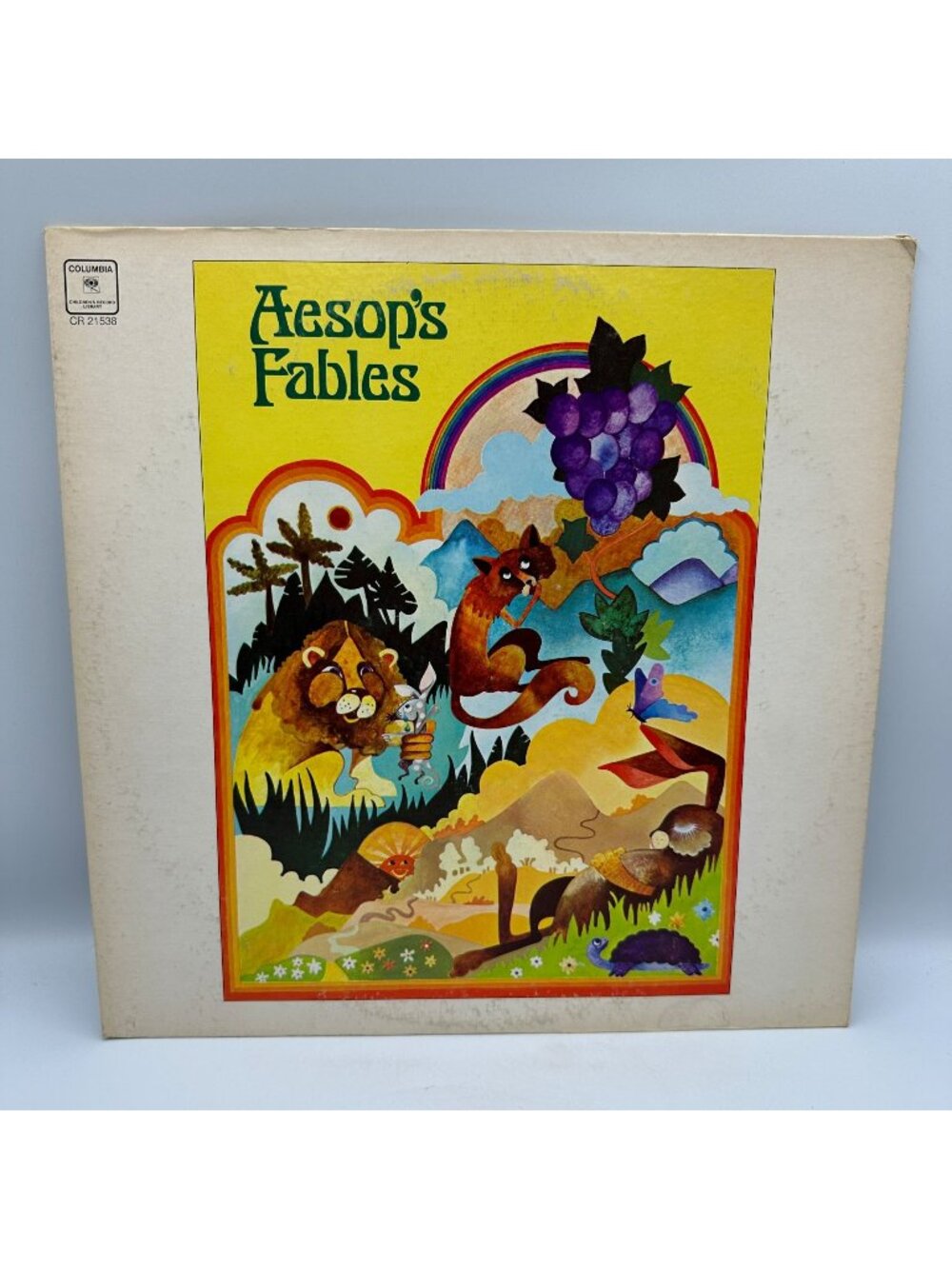 Aesops Fables Narrated Marshall Izen 1970 Vinyl 33 RPM Columbia Childrens